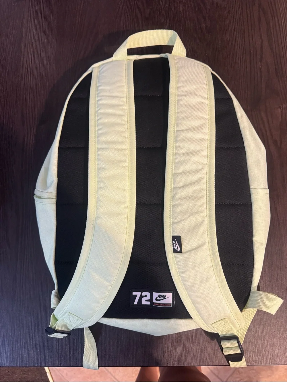 Nike Men's Neon Green/Yellow Backpack with Swoosh